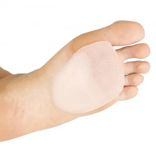 Órtese de silicone aplicada ao pé